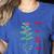 Parts Of a Plant Science For Teachers Kids And Students Women's Heather T-Shirt Heather True Royal