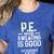 PE Physical Education Teacher Sweating Men Women Women's Heather T-Shirt Heather True Royal PE Physical Education Teacher Sweating Men Women Women's Heather T-Shirt Heather True Royal