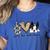 Peace Love Boston Terrier Boston Terrier Lover Dog Mom Women's Heather T-Shirt Heather True Royal