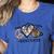 Peace Love Coffee Science Teacher Women's Heather T-Shirt Heather True Royal Peace Love Coffee Science Teacher Women's Heather T-Shirt Heather True Royal