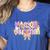 Physical Education Halloween Bow Checkered Teacher Ghost PE Women's Heather T-Shirt Heather True Royal Physical Education Halloween Bow Checkered Teacher Ghost PE Women's Heather T-Shirt Heather True Royal