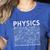 Physicist Science Teacher Physics Women's Heather T-Shirt Heather True Royal