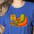 Pickle Reading Books Bookworm Teacher Librarian Kids Retro Women's Heather T-Shirt Heather True Royal Pickle Reading Books Bookworm Teacher Librarian Kids Retro Women's Heather T-Shirt Heather True Royal
