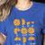 Pizza Slice Fraction Math Teacher Back To School Educational Women's Heather T-Shirt Heather True Royal