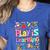 Play Is Learning Educational Teacher Women Women's Heather T-Shirt Heather True Royal