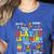 Play Is Learning Kindergarten Preschool Teacher Appreciation Women's Heather T-Shirt Heather True Royal