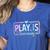 Play Is Learning Kindergarten Teacher Team Women Women's Heather T-Shirt Heather True Royal Play Is Learning Kindergarten Teacher Team Women Women's Heather T-Shirt Heather True Royal