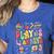 Play Is Learning Teacher First Day Of School Back To School Women's Heather T-Shirt Heather True Royal Play Is Learning Teacher First Day Of School Back To School Women's Heather T-Shirt Heather True Royal