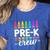 Pre-K Crew Teacher Team Squad Hello Back School Graduation Women's Heather T-Shirt Heather True Royal Pre-K Crew Teacher Team Squad Hello Back School Graduation Women's Heather T-Shirt Heather True Royal