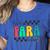 Pre-K Paraprofessional Teacher Back To School Vibes Women's Heather T-Shirt Heather True Royal