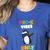 Pre-K Vibes Only Penguin Teachers Kids Back To School Women's Heather T-Shirt Heather True Royal Pre-K Vibes Only Penguin Teachers Kids Back To School Women's Heather T-Shirt Heather True Royal