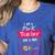 PreK Teacher Mom Shirt Preschool Teacher Mother For Women Women's Heather T-Shirt Heather True Royal
