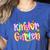 Preppy Kindergarten First Day Of School Teachers Girls Boys Women's Heather T-Shirt Heather True Royal