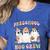 Preschool Boo Crew Groovy Halloween Floral Ghost Teacher Men Women Kids Women's Heather T-Shirt Heather True Royal