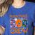 Preschool Boo Crew Preschool Halloween Teacher Kids Women's Heather T-Shirt Heather True Royal