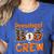 Preschool Boo Crew Halloween Teachers Students Costume Women's Heather T-Shirt Heather True Royal