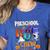 Preschool Boo Crew Teacher Student Halloween Costume Men Women Kids Women's Heather T-Shirt Heather True Royal