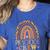 Preschool Crew Cute Leopard Rainbow Back To School Teachers Women's Heather T-Shirt Heather True Royal Preschool Crew Cute Leopard Rainbow Back To School Teachers Women's Heather T-Shirt Heather True Royal