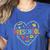 Preschool Teacher Pre-K Heart First Day Of Preschool Kids Women's Heather T-Shirt Heather True Royal Preschool Teacher Pre-K Heart First Day Of Preschool Kids Women's Heather T-Shirt Heather True Royal