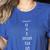 Present Active Conjugation Latin Teacher Latin Language Women's Heather T-Shirt Heather True Royal