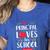 This Principal Loves Her School Teacher Appreciation Women's Heather T-Shirt Heather True Royal
