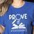 Prove It Text Evidences Reading Teacher First Day Of School Women's Heather T-Shirt Heather True Royal Prove It Text Evidences Reading Teacher First Day Of School Women's Heather T-Shirt Heather True Royal