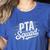 PTA Squad Parent Teacher Association Back To School Teacher Women's Heather T-Shirt Heather True Royal