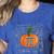 Pumpkin Pi Math Teacher Halloween Pumpkin Pi Women's Heather T-Shirt Heather True Royal