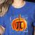 Pumpkin Pie Halloween Thanksgiving Math Teacher Pi Day Women's Heather T-Shirt Heather True Royal Pumpkin Pie Halloween Thanksgiving Math Teacher Pi Day Women's Heather T-Shirt Heather True Royal