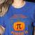 Pumpkin Pie Pi Math Teacher Shirt Halloween Men Adult Women's Heather T-Shirt Heather True Royal