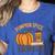 Pumpkin Spice And Teacher Life Halloween Teacher Women's Heather T-Shirt Heather True Royal