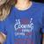Punctuation Saves Lives I English Grammar Teacher Women's Heather T-Shirt Heather True Royal