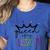 Queen Of My Classroom Colorful Teacher For Men Women Women's Heather T-Shirt Heather True Royal Queen Of My Classroom Colorful Teacher For Men Women Women's Heather T-Shirt Heather True Royal