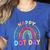Rainbow Happy Dot Day Shirts Teacher Kids September 15th Women's Heather T-Shirt Heather True Royal Rainbow Happy Dot Day Shirts Teacher Kids September 15th Women's Heather T-Shirt Heather True Royal