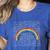 Rainbow Math Equation Teacher Nerd Retro LGBT Gay Pride Flag Women's Heather T-Shirt Heather True Royal Rainbow Math Equation Teacher Nerd Retro LGBT Gay Pride Flag Women's Heather T-Shirt Heather True Royal