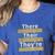 There Their They'Re T Shirt English Grammar Teacher For Men Women Women's Heather T-Shirt Heather True Royal