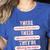 There Their They'Re Teacher English Grammar Police Women's Heather T-Shirt Heather True Royal