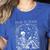 Read In Peace Skeleton Reading Teacher Spooky Halloween Women's Heather T-Shirt Heather True Royal