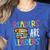 Readers Are Leaders Reading Book Lover Teacher Women Men Kid Women's Heather T-Shirt Heather True Royal