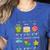 Reading Teacher Syllable Types Phonics Phonemic Awareness Women's Heather T-Shirt Heather True Royal