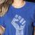 Redfored Shirt Red For Ed Protest Teachers Fist Women's Heather T-Shirt Heather True Royal Redfored Shirt Red For Ed Protest Teachers Fist Women's Heather T-Shirt Heather True Royal