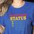 Relationship Status Single Married Hot Teacher Women's Heather T-Shirt Heather True Royal Relationship Status Single Married Hot Teacher Women's Heather T-Shirt Heather True Royal