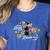 There's Room On My Broom For You Too Teacher Halloween Women's Heather T-Shirt Heather True Royal There's Room On My Broom For You Too Teacher Halloween Women's Heather T-Shirt Heather True Royal