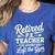 Retired PE Teacher Legend Left The Gym Physical Education Women's Heather T-Shirt Heather True Royal