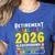 Retirement Primary Elementary Teacher 2026 Retiring Progress Women's Heather T-Shirt Heather True Royal Retirement Primary Elementary Teacher 2026 Retiring Progress Women's Heather T-Shirt Heather True Royal