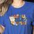 Retro Grovvy Coffee Teach Repeat Teacher Women's Heather T-Shirt Heather True Royal Retro Grovvy Coffee Teach Repeat Teacher Women's Heather T-Shirt Heather True Royal