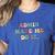Retro High Grade School Teacher Admin Made Me Do It Quote Women's Heather T-Shirt Heather True Royal Retro High Grade School Teacher Admin Made Me Do It Quote Women's Heather T-Shirt Heather True Royal