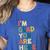 Retro I’m Glad You Are Here Women Men Teacher Women's Heather T-Shirt Heather True Royal