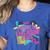 Retro Physical Education Vibes Gym Teacher Phys Ed Teacher Women's Heather T-Shirt Heather True Royal