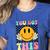 You Got This Retro Smile Motivational Testing Day Teacher Women's Heather T-Shirt Heather True Royal You Got This Retro Smile Motivational Testing Day Teacher Women's Heather T-Shirt Heather True Royal